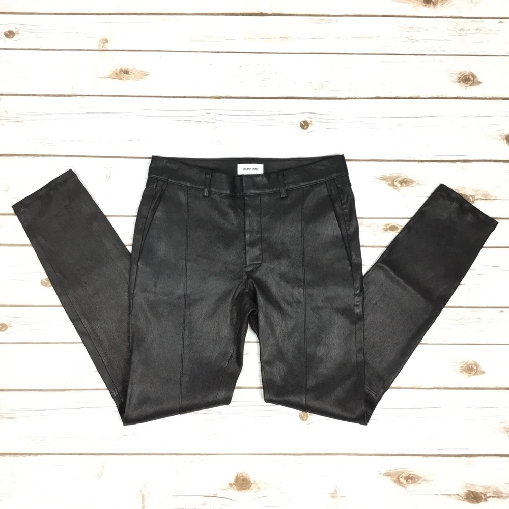 Helmut Lang Seamed Moto Leather Pant - Picture 5 of 8